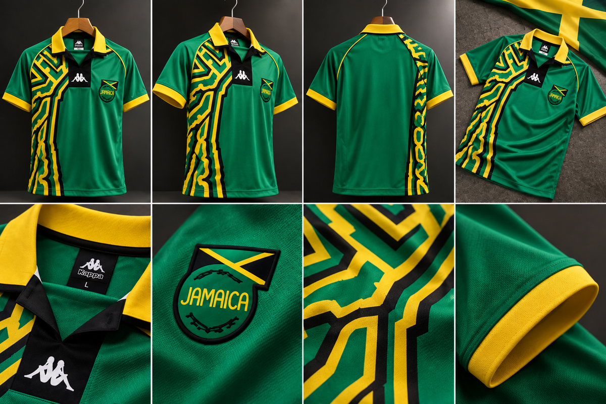 Jamaica Retro Football Jersey – Only 39.9 AED 🔥