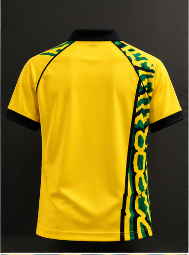 Jamaica 1998 Retro Football Jersey – Yellow 🇯🇲