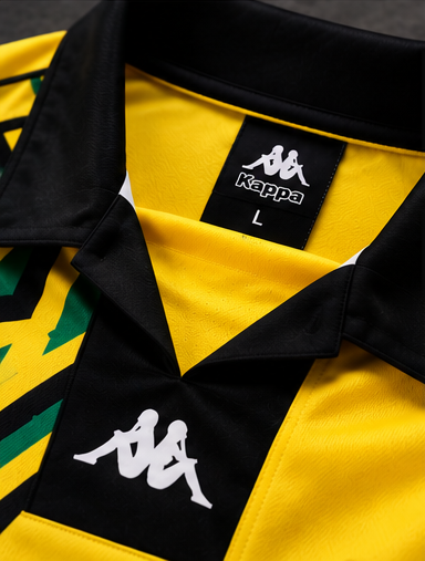 Jamaica 1998 Retro Football Jersey – Yellow 🇯🇲
