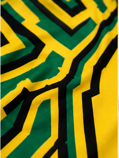 Jamaica 1998 Retro Football Jersey – Yellow 🇯🇲